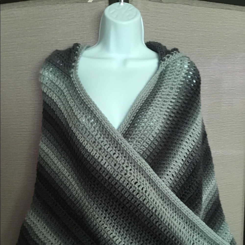 Handmade crocheted wrap